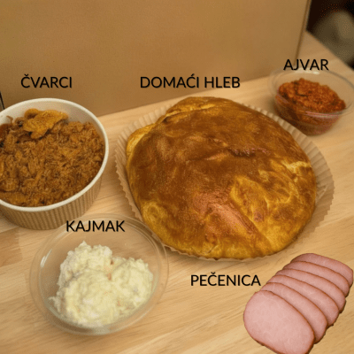 DORUČAK “ NAŠ ZALOGAJ“ mali za 4 osobe